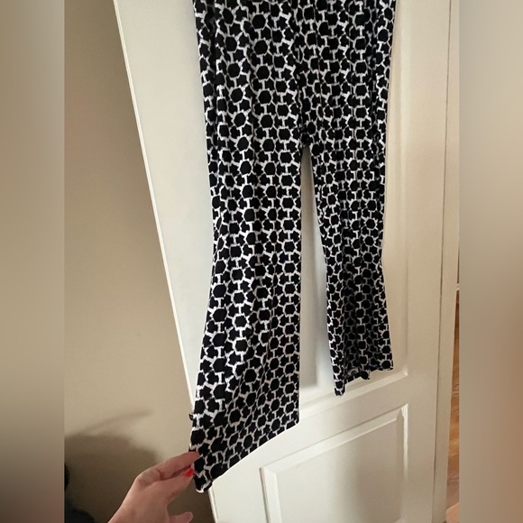 Jones Studio Stylish Black and White Patterned Women's Pants Size 1X - Picture 6 of 14